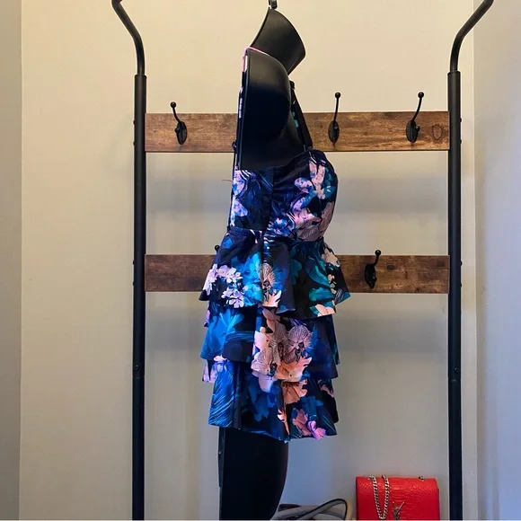 Island Escape Women's Tiered Tankini waist Minimizer bikini Top floral print 10 - Picture 4 of 6